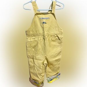 GYMBOREE sea themed toddler khaki overall